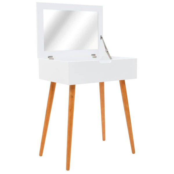 Sminkbord Med Spegel Mdf 60X40X75 Cm