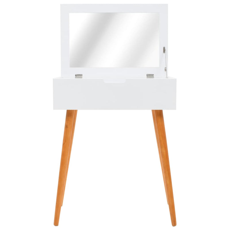 Sminkbord Med Spegel Mdf 60X40X75 Cm