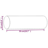 Prydnadskuddar 2 St Ø15X50 Cm Sammet