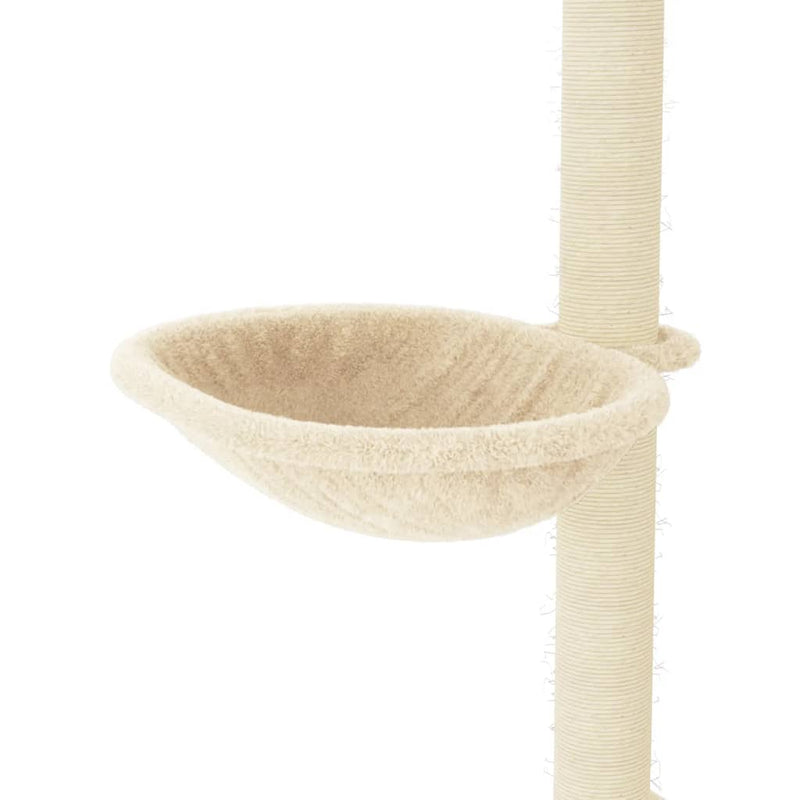 Klösträd Med Klöspelare Sisal Gräddvit 96 Cm