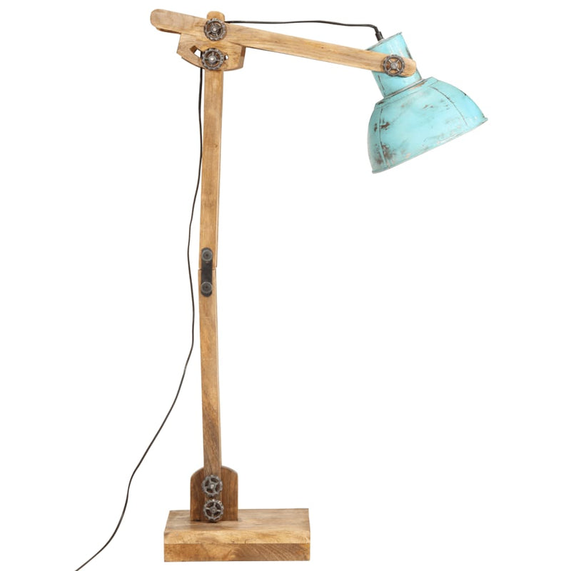 Golvlampa 25 W Nött Blå 33X25X130-150 Cm E27