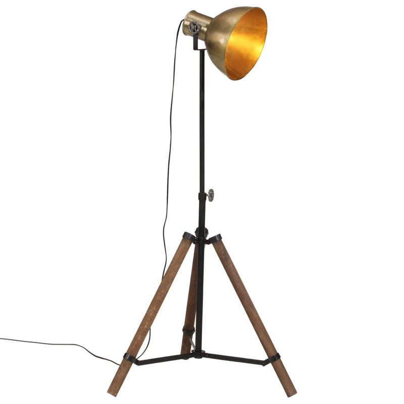 Golvlampa 25 W Nött 75X75X90-150 Cm E27