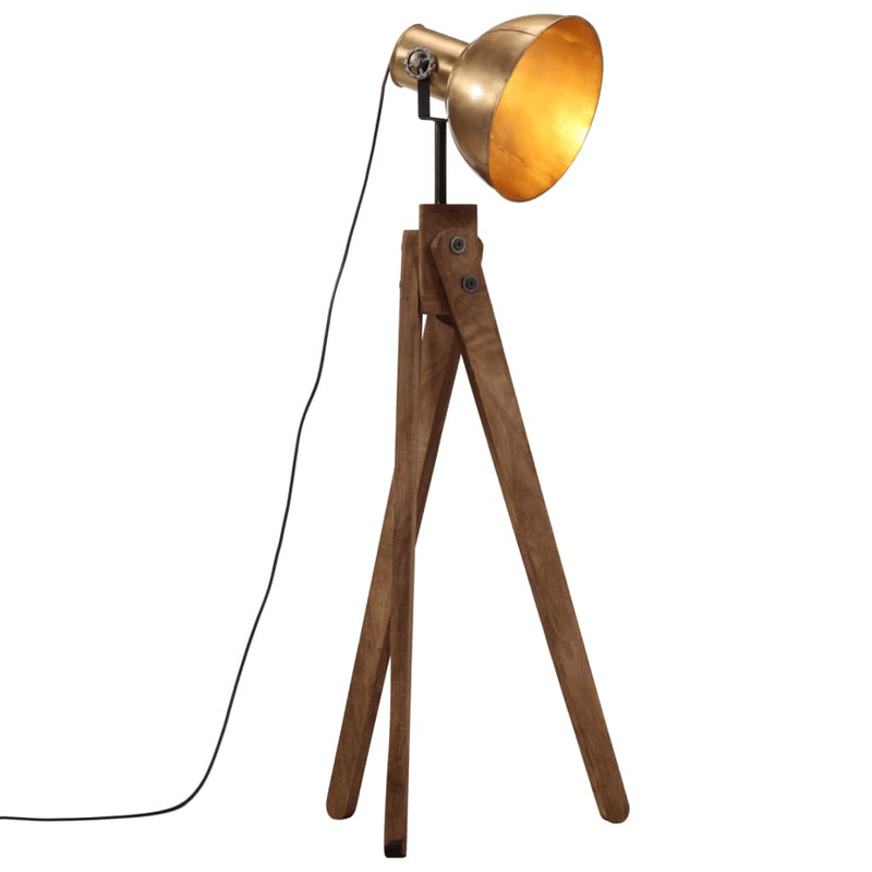 Golvlampa 25 W Nött 45X45X120 Cm E27