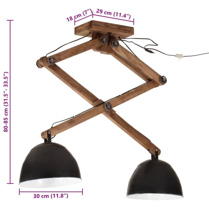 Taklampa 25 W 29X18X85 Cm E27