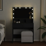 Sminkbord Med Led 80X41X134,5 Cm