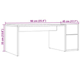 Soffbord Artisian Ek 90X45X35 Cm Konstruerat Trä